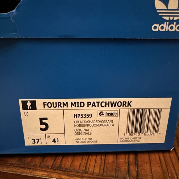 Adidas Size 5 Men Forum Mid Patchwork Nordstrom Rare New Leather Textile - Picture 9 of 14